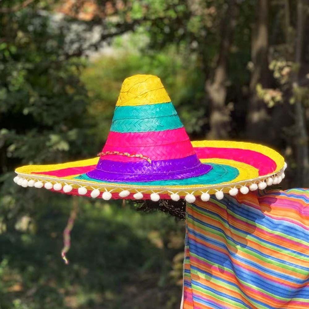 Brede rand Mexicaanse feesthoe - Bucket Hat Straw recensie en prijs