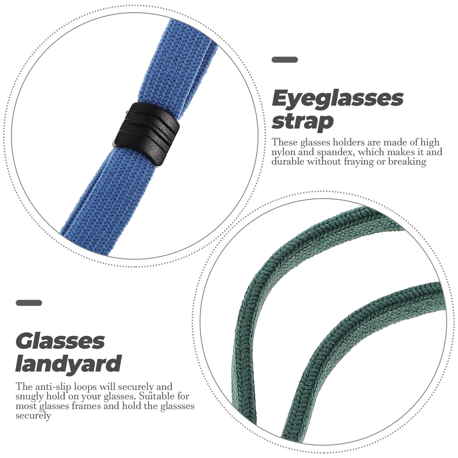 5 stuks verstelbare brillenkoo - Sunglass Retainer Cord recensie en prijs